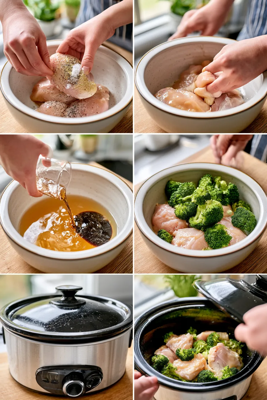 crockpot chicken and broccoli