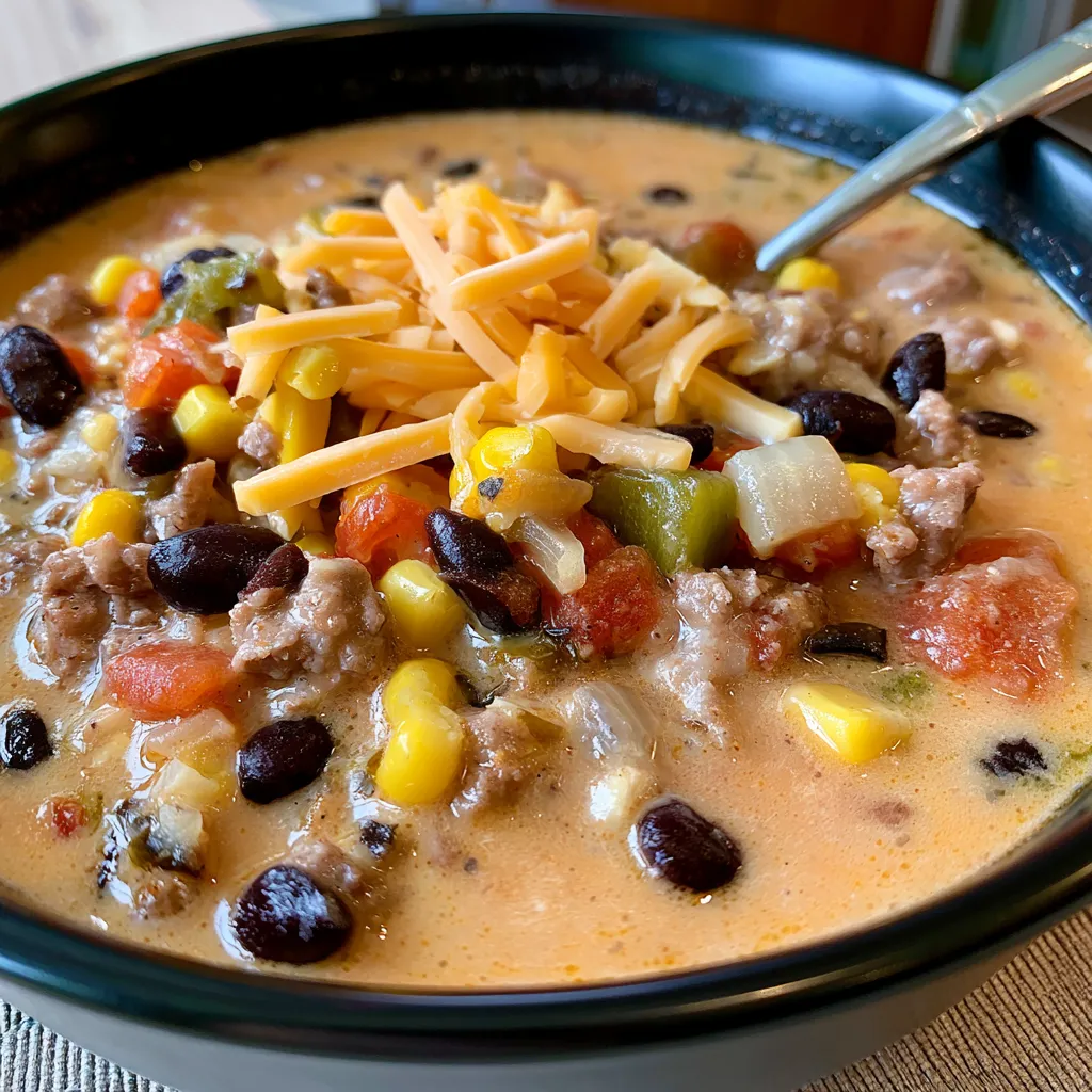 crockpot cream taco soup