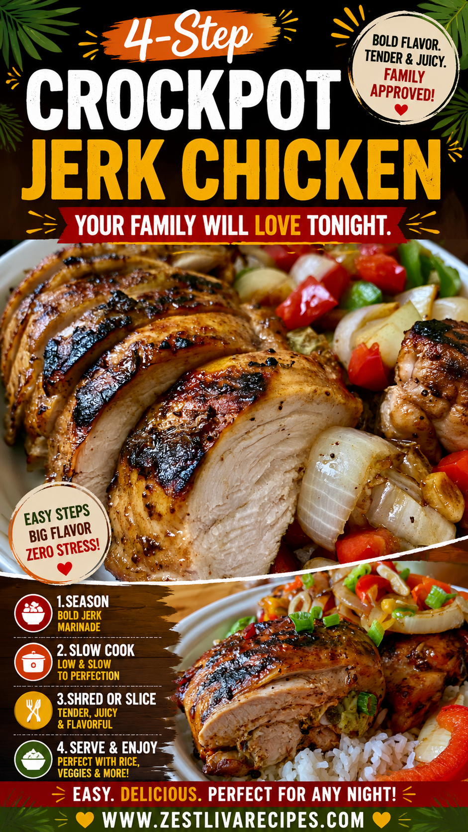 crockpot jerk chicken