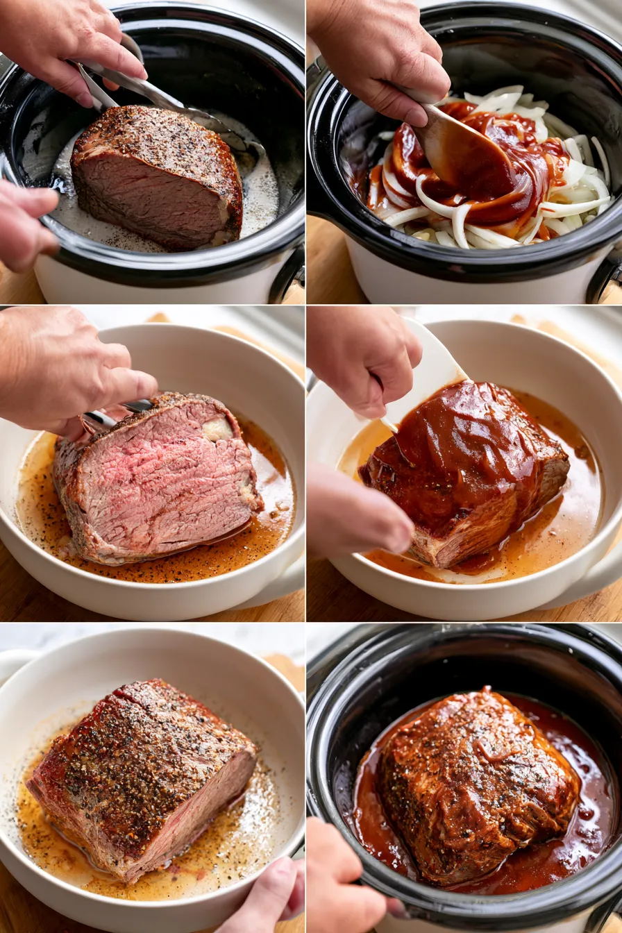 bbq crockpot roast