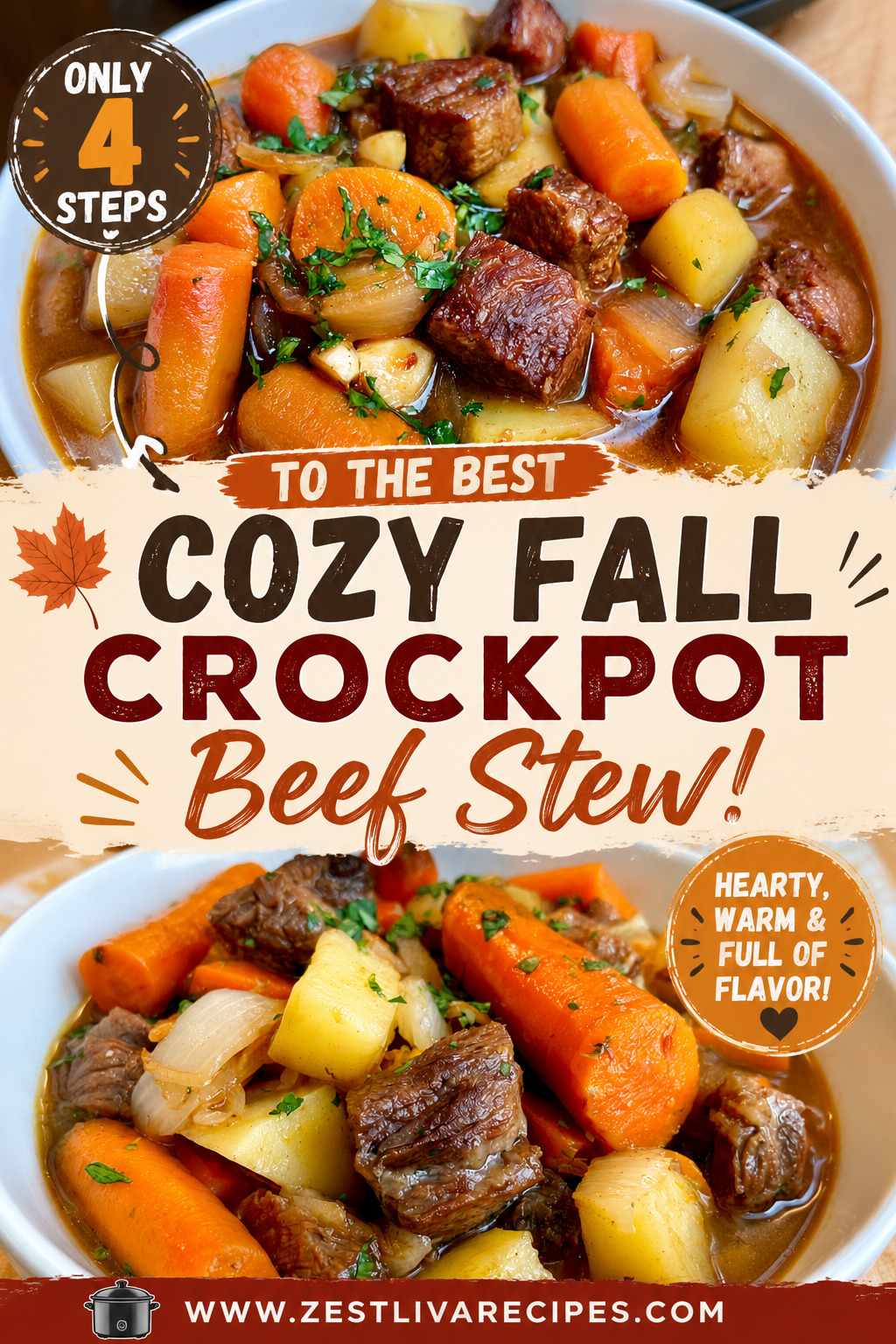 cozy fall crockpot beef stew