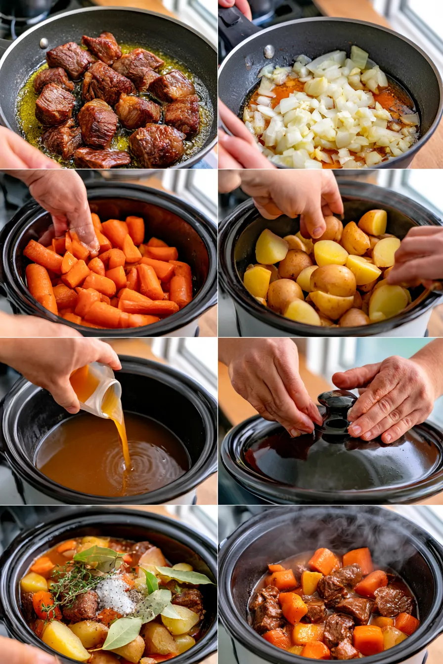 cozy fall crockpot beef stew