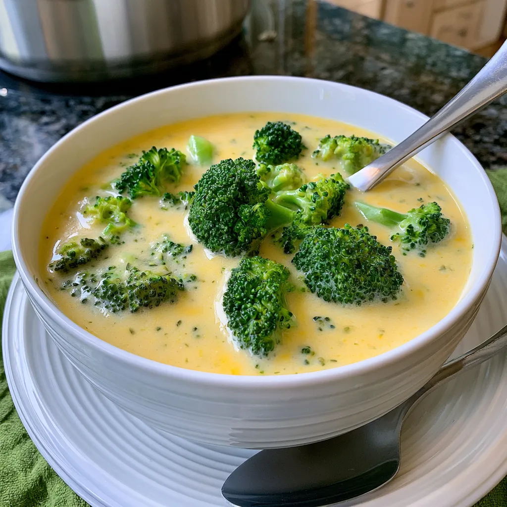 creamy broccoli cheddar soup