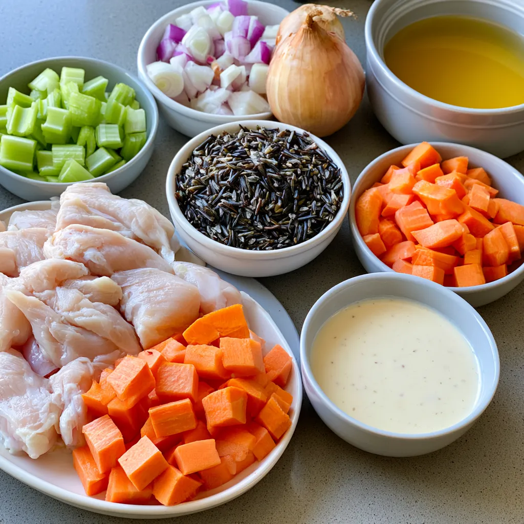 creamy chicken wild rice soup