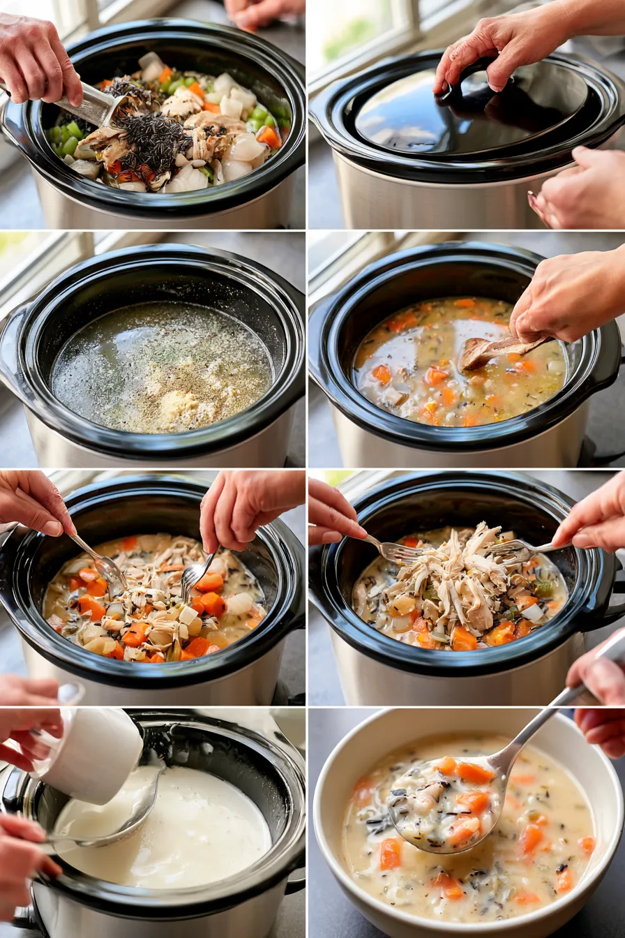creamy chicken wild rice soup