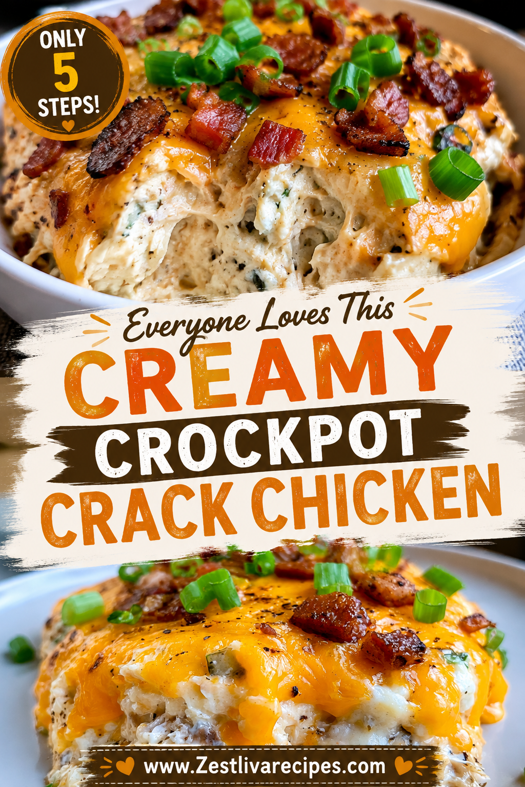 creamy crockpot crack chicken