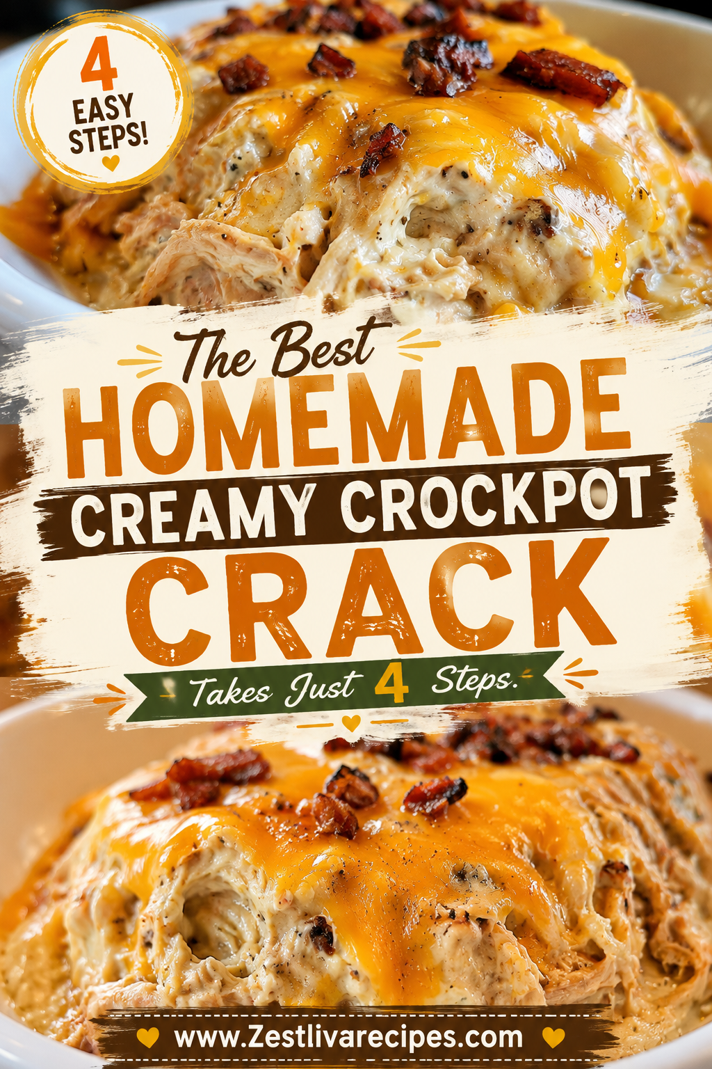creamy crockpot crack chicken