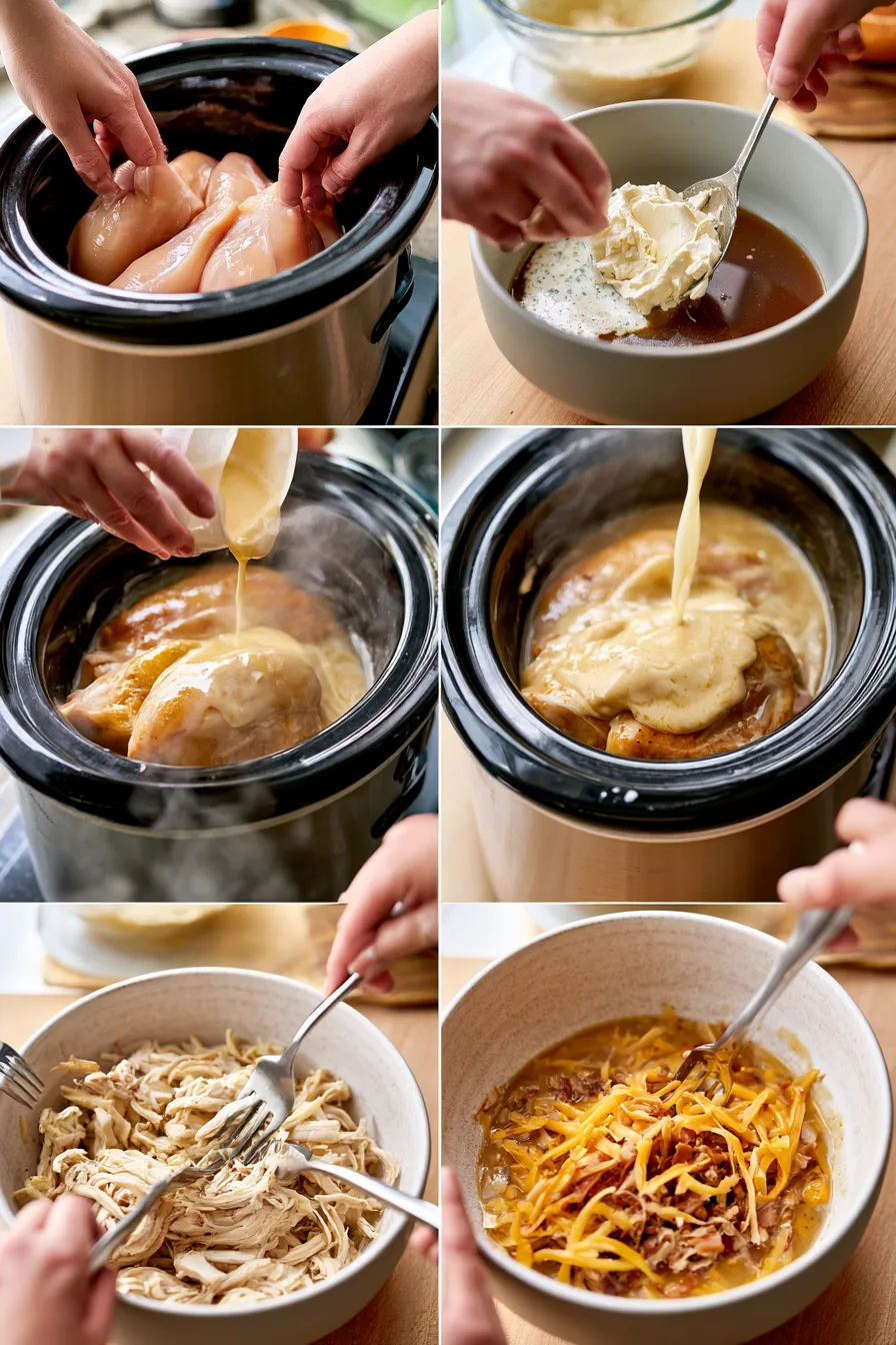 creamy crockpot crack chicken