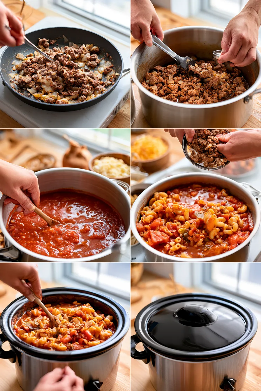 crock pot american goulash