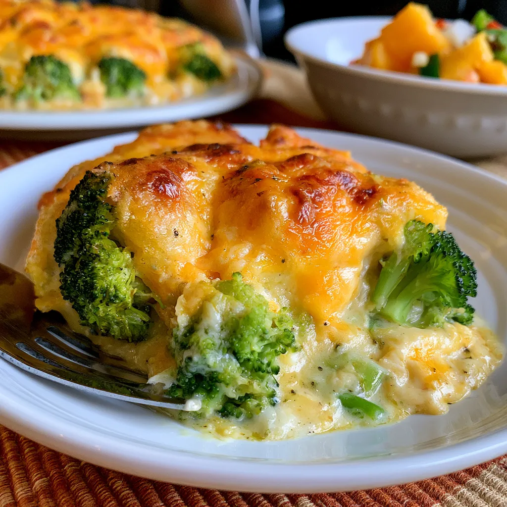 crock pot broccoli cheese casserole
