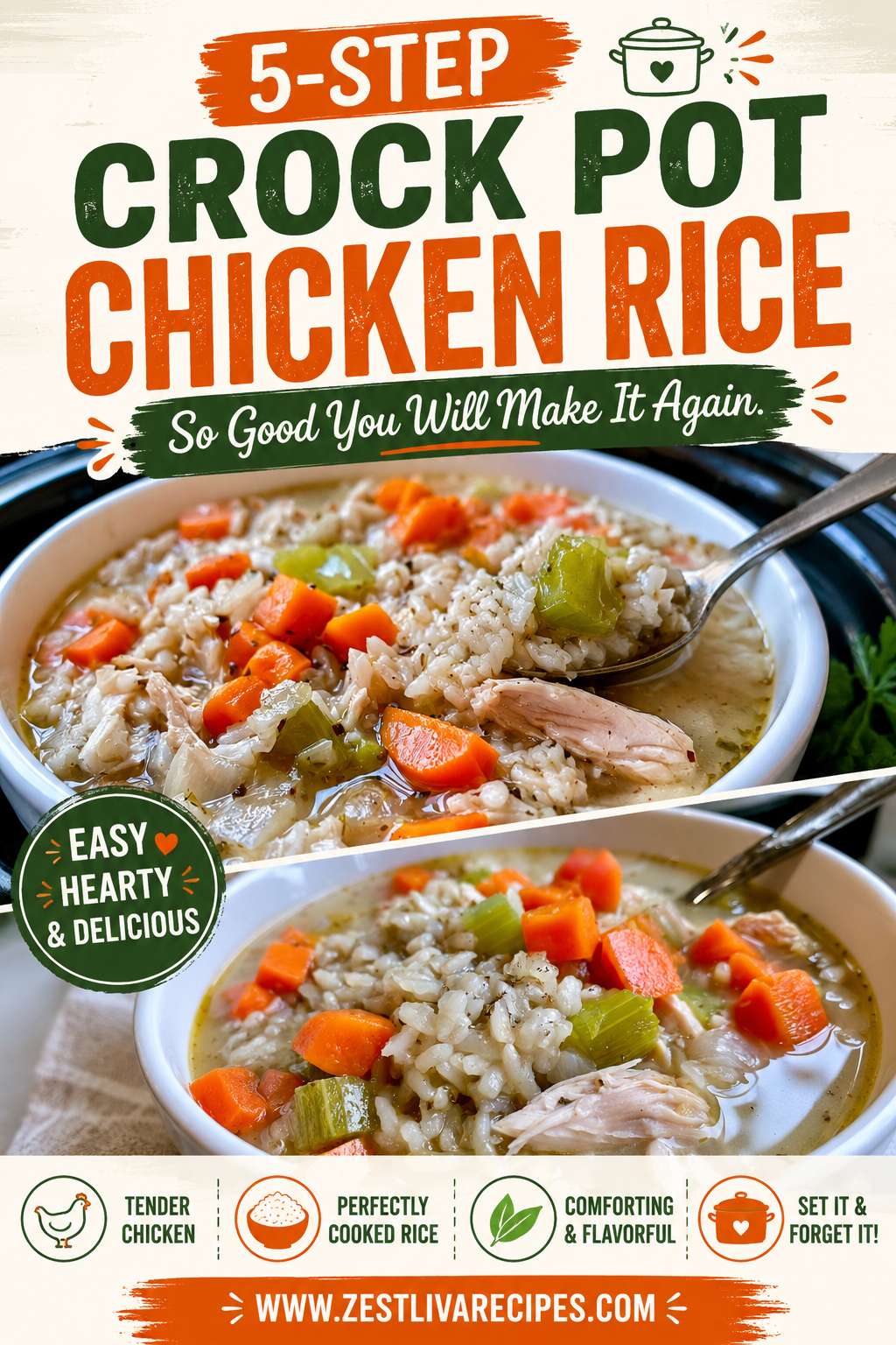 crock pot chicken rice soup