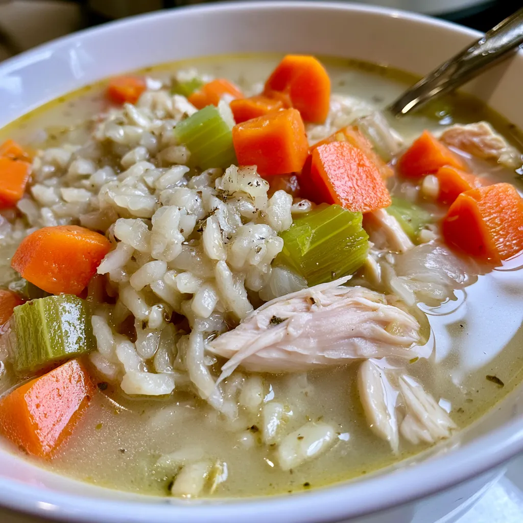 crock pot chicken rice soup