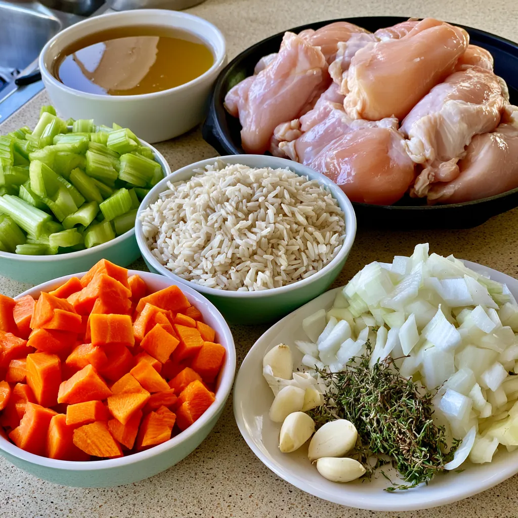 crock pot chicken rice soup