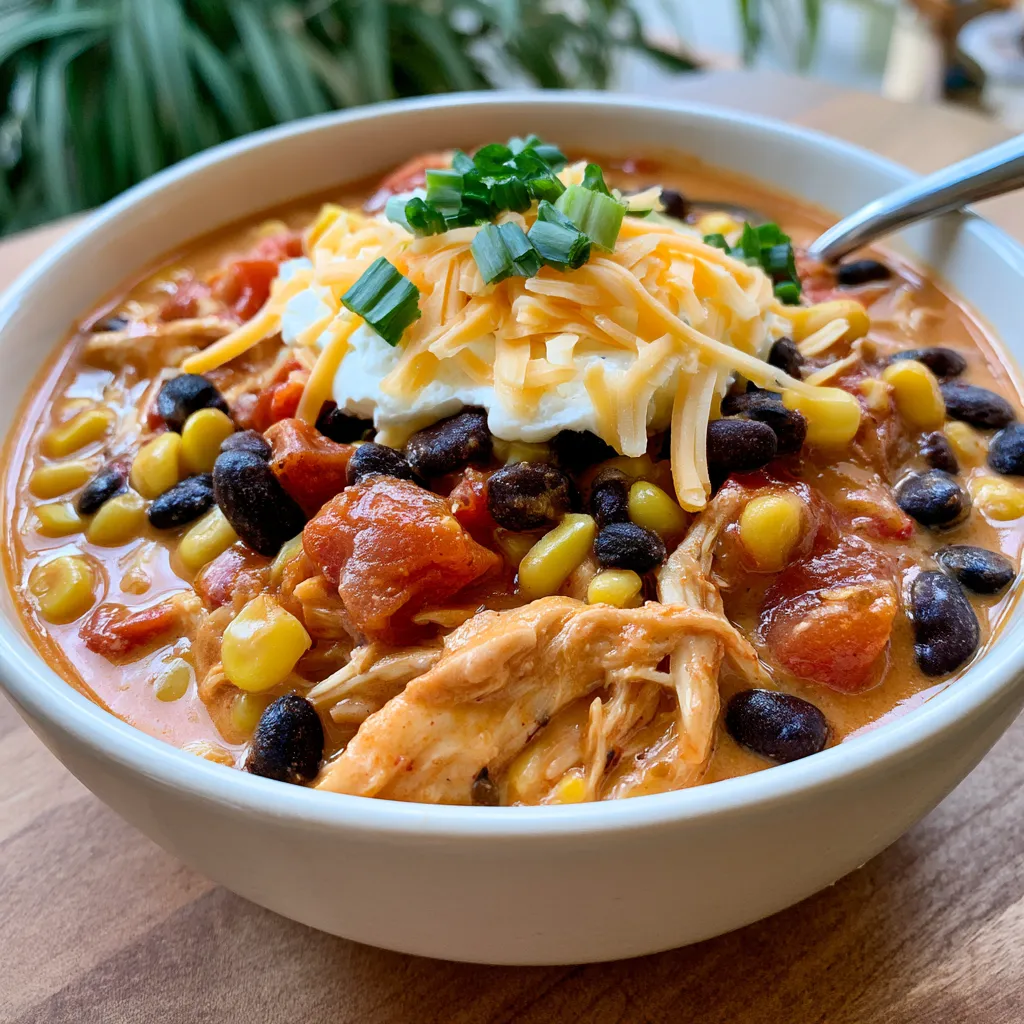 crock pot cream cheese chicken chili