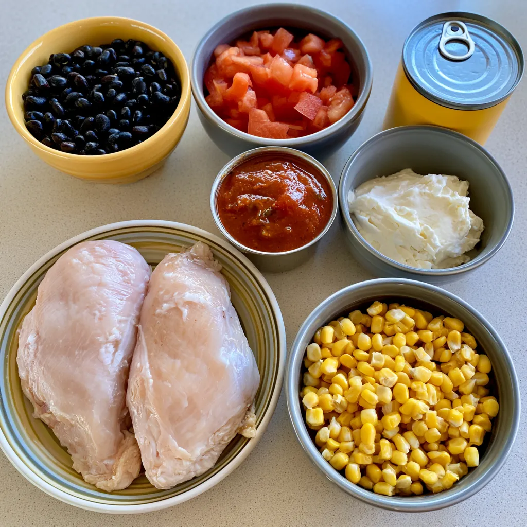 crock pot cream cheese chicken chili