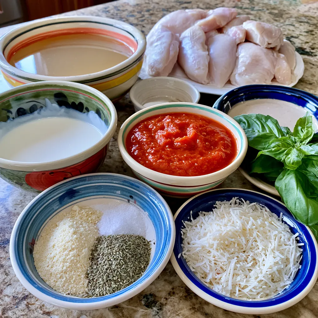 crock pot creamy chicken parmesan soup