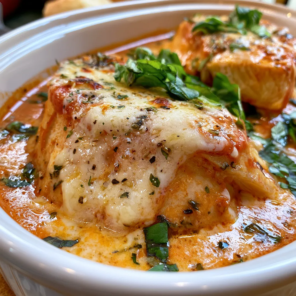 crock pot creamy chicken parmesan soup