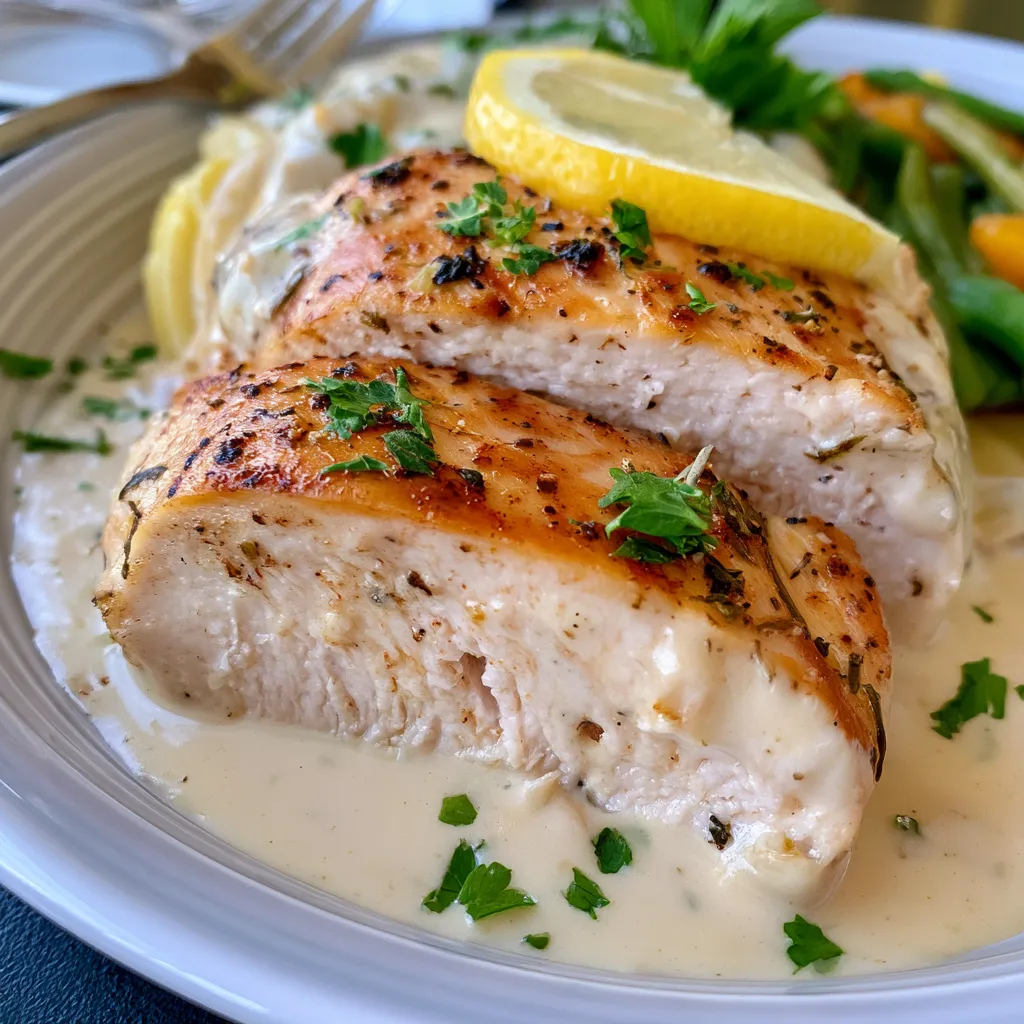 crock pot creamy lemon chicken breasts