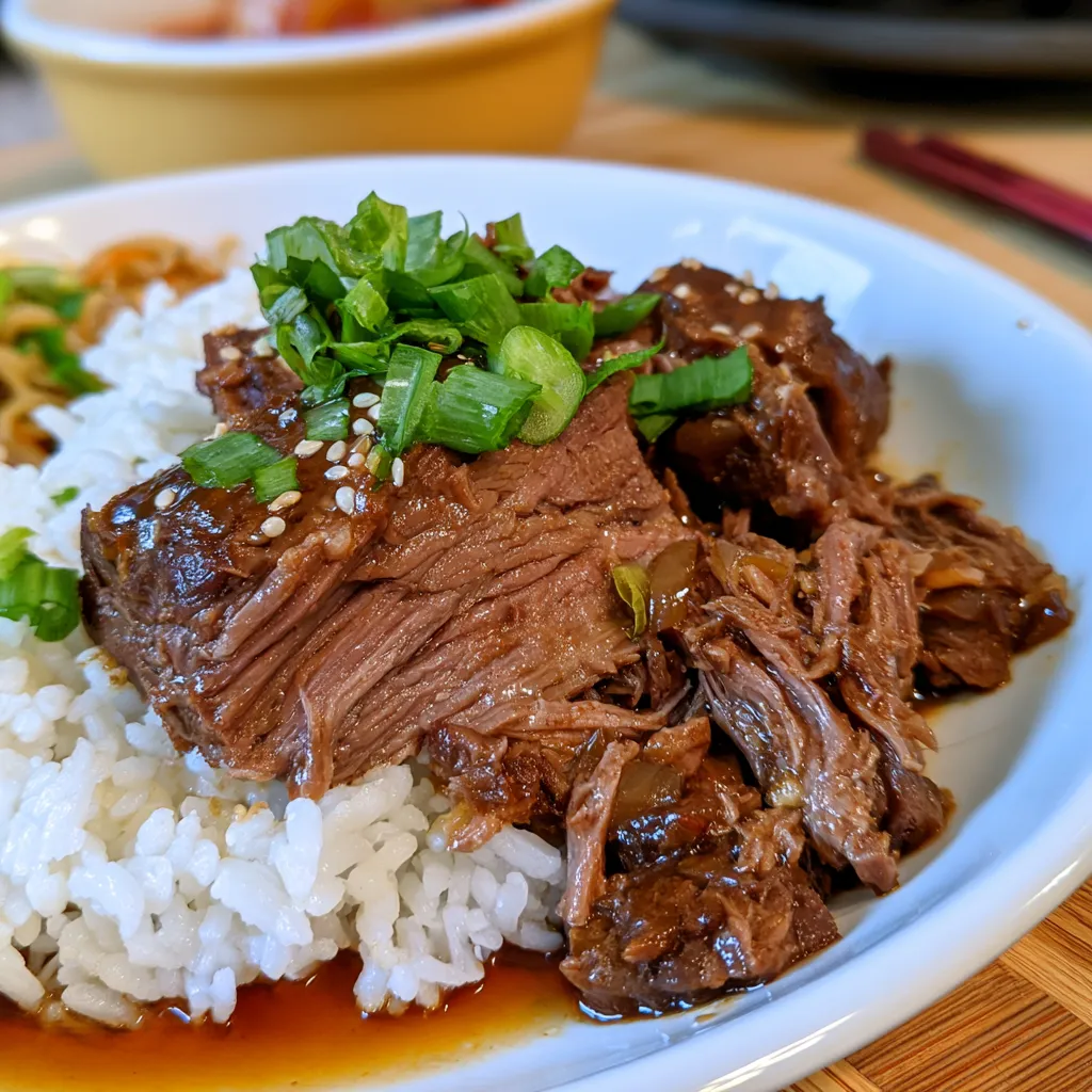 crock pot korean beef
