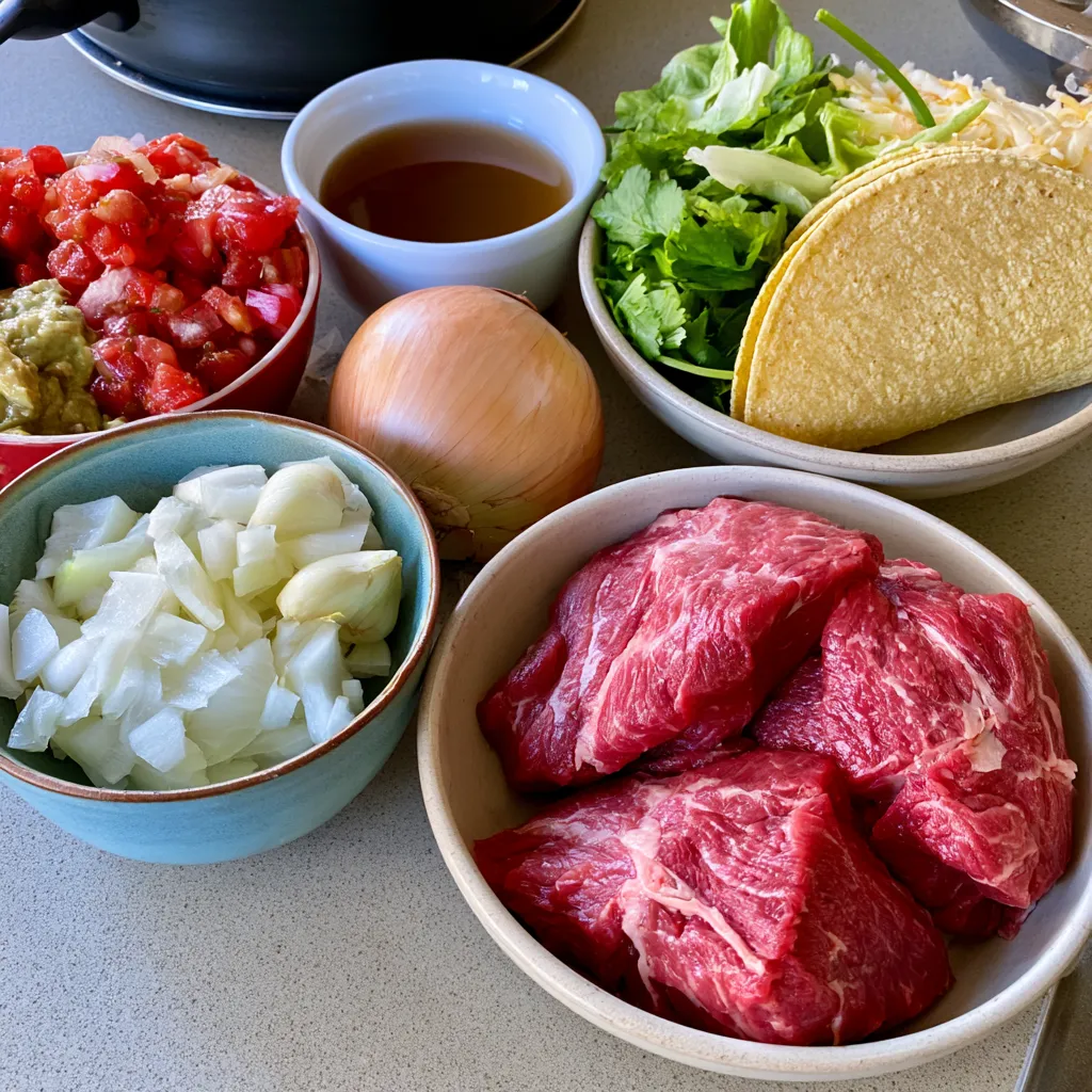 crock pot mexican shredded beef tacos