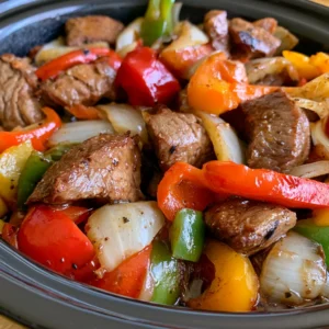 crock pot pepper steak