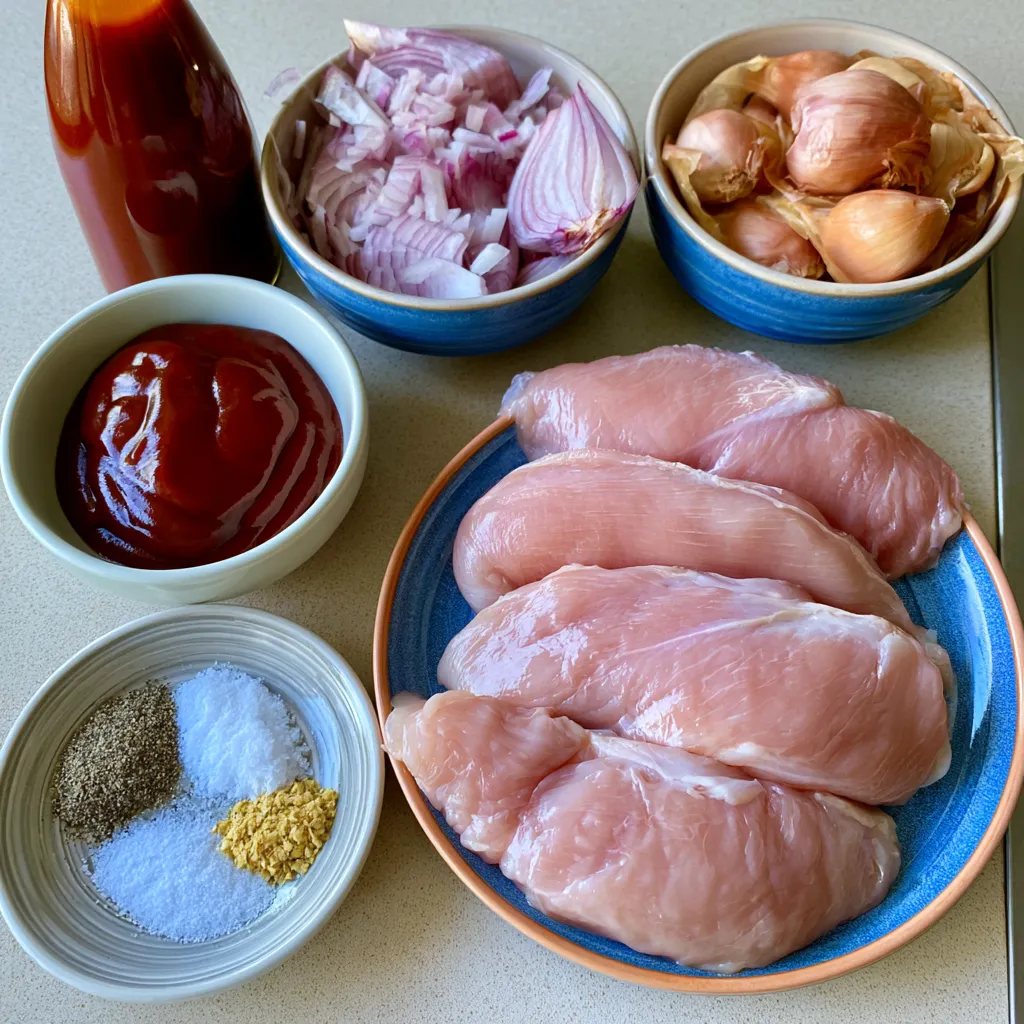 crock pot pulled bbq chicken