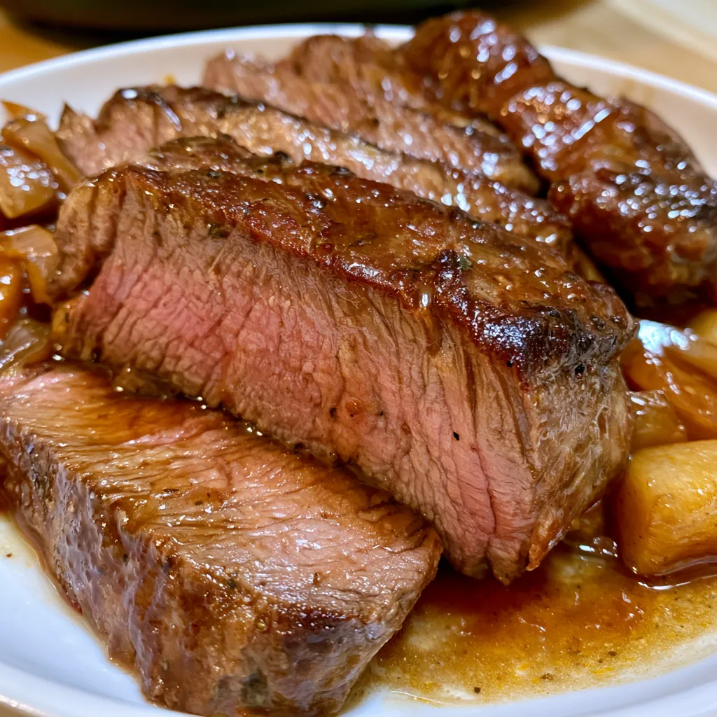 crock pot sirloin steak