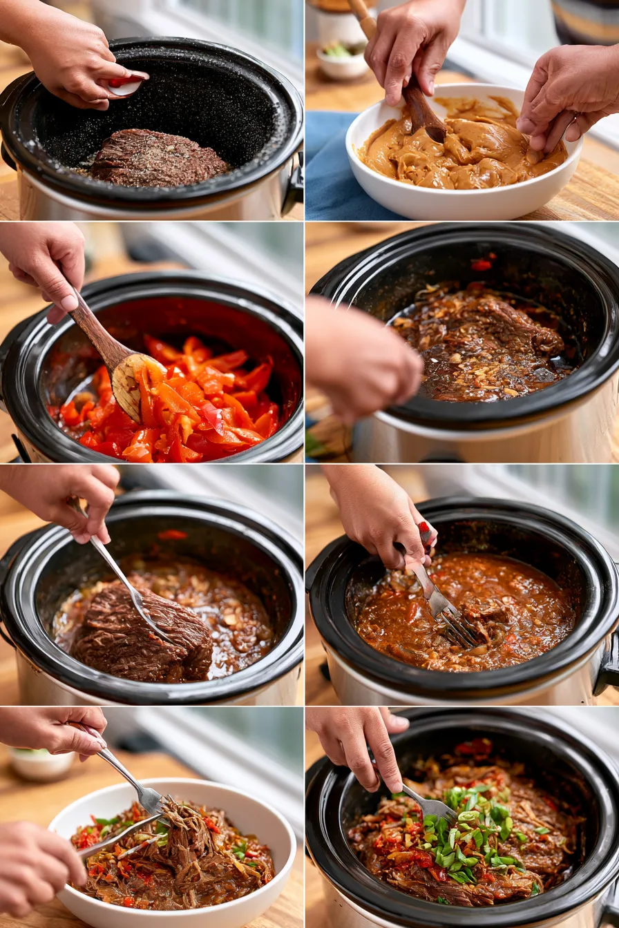 crock pot thai style pork