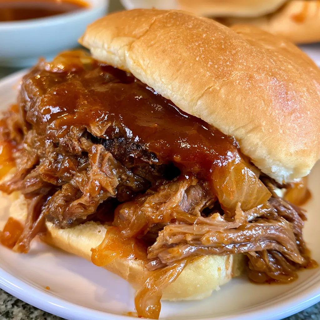 crockpot bbq beef sandwiches