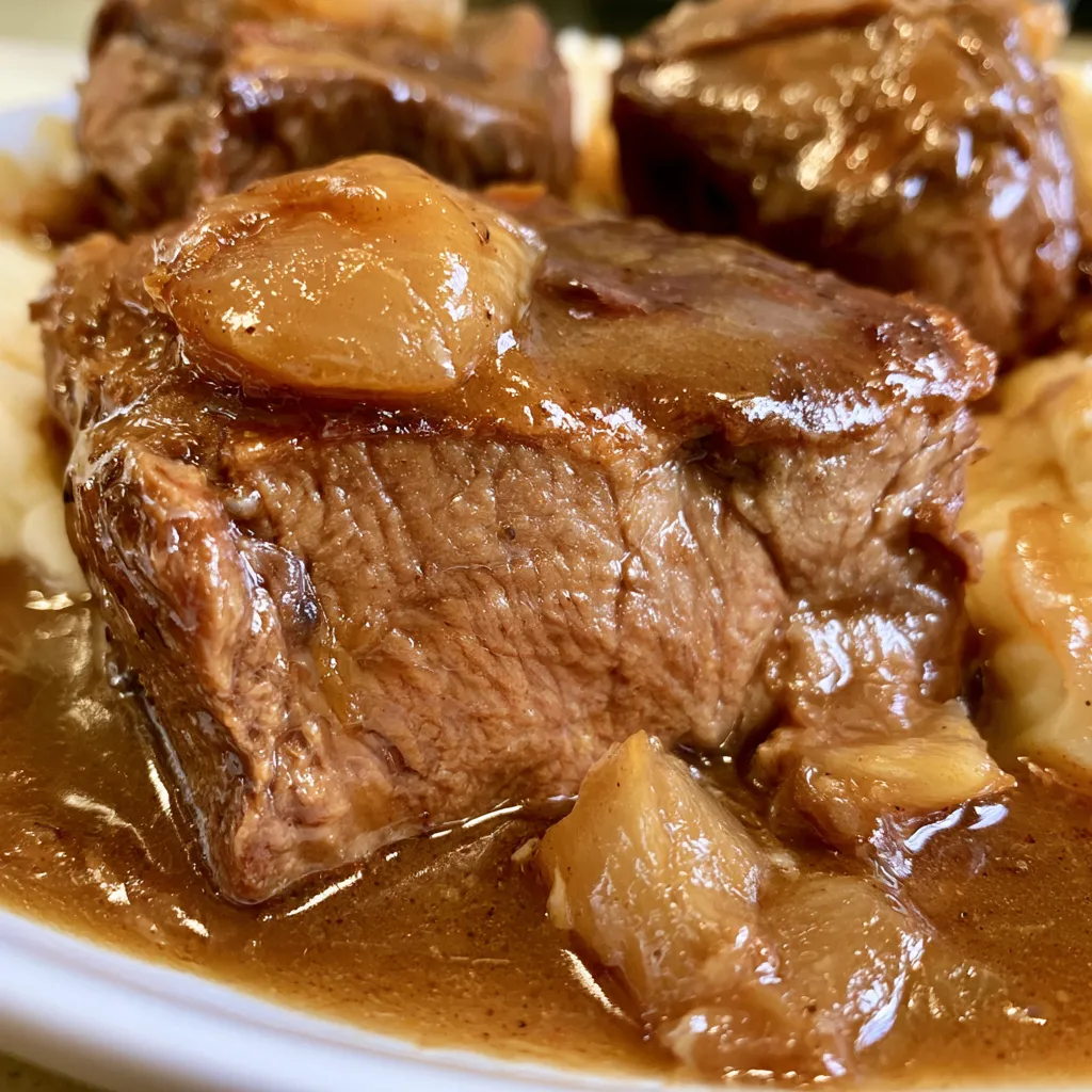 crockpot beef tips with gravy