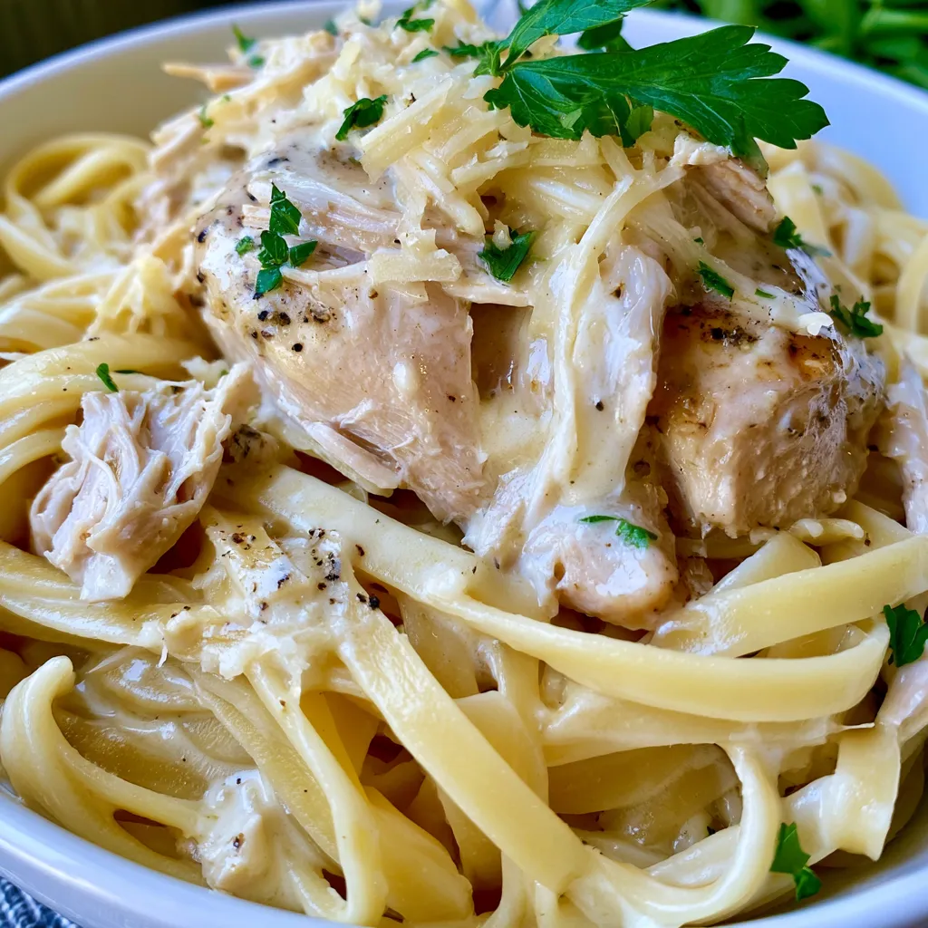 crockpot chicken alfredo