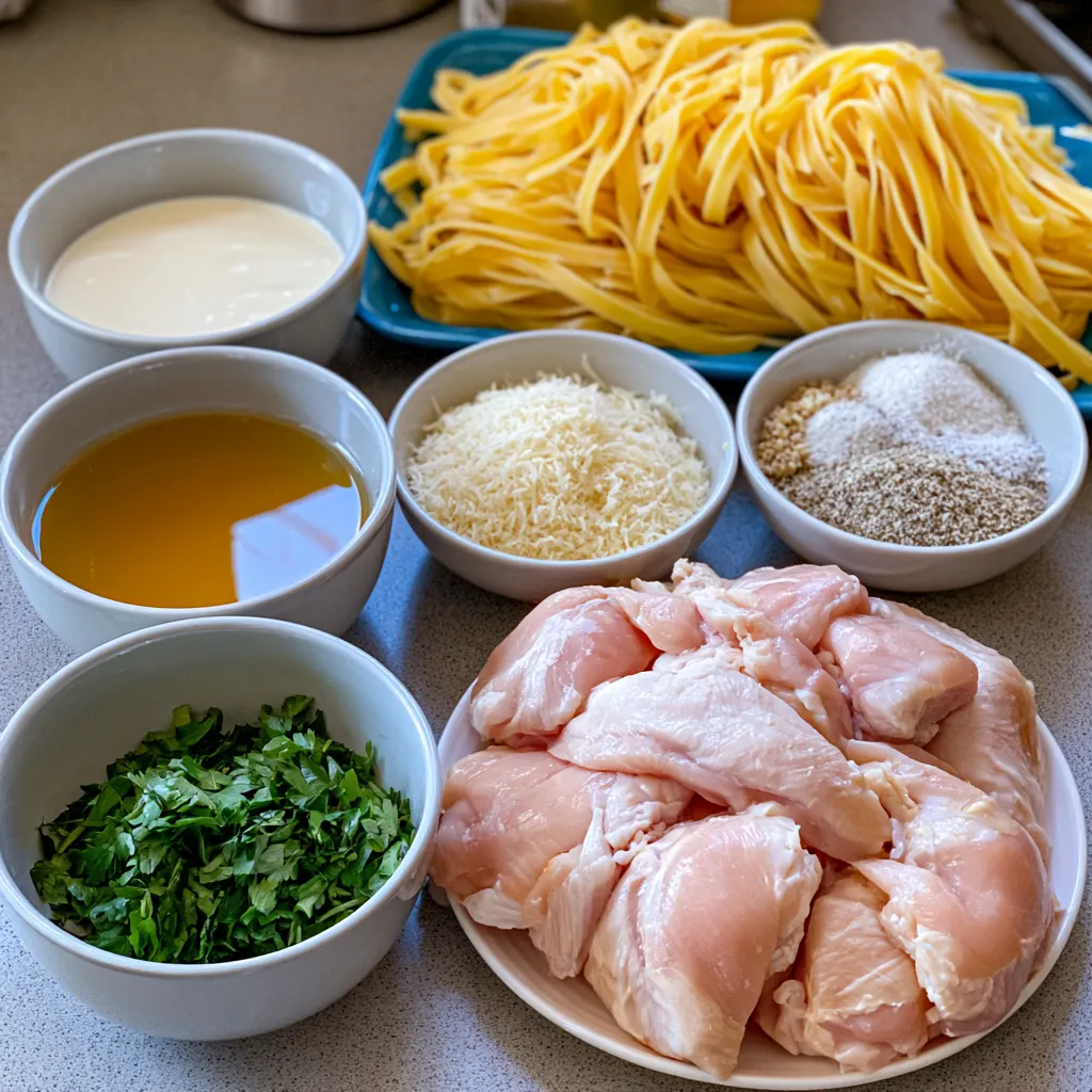 crockpot chicken alfredo