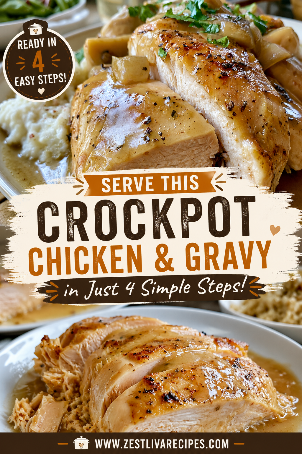 crockpot chicken and gravy