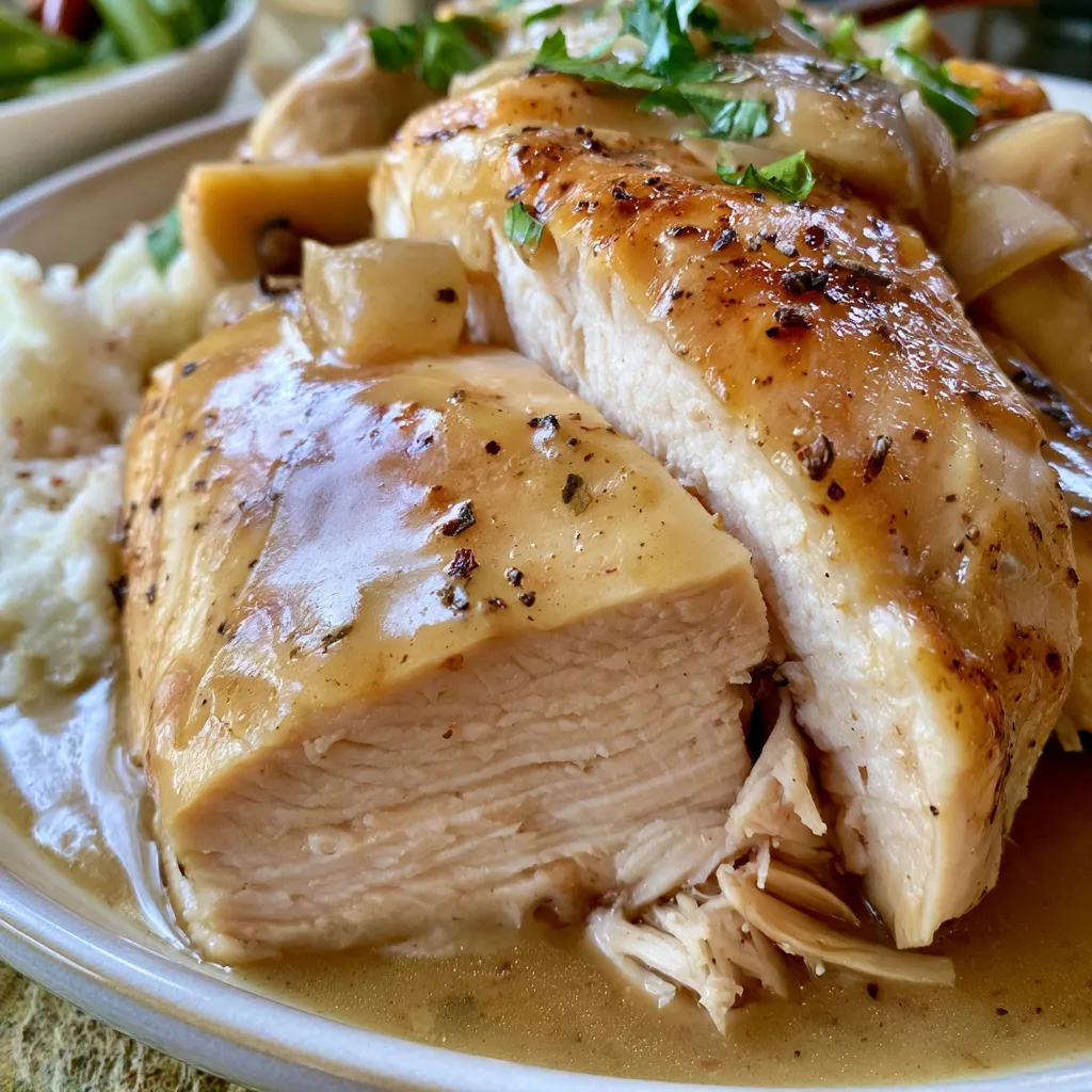 crockpot chicken and gravy
