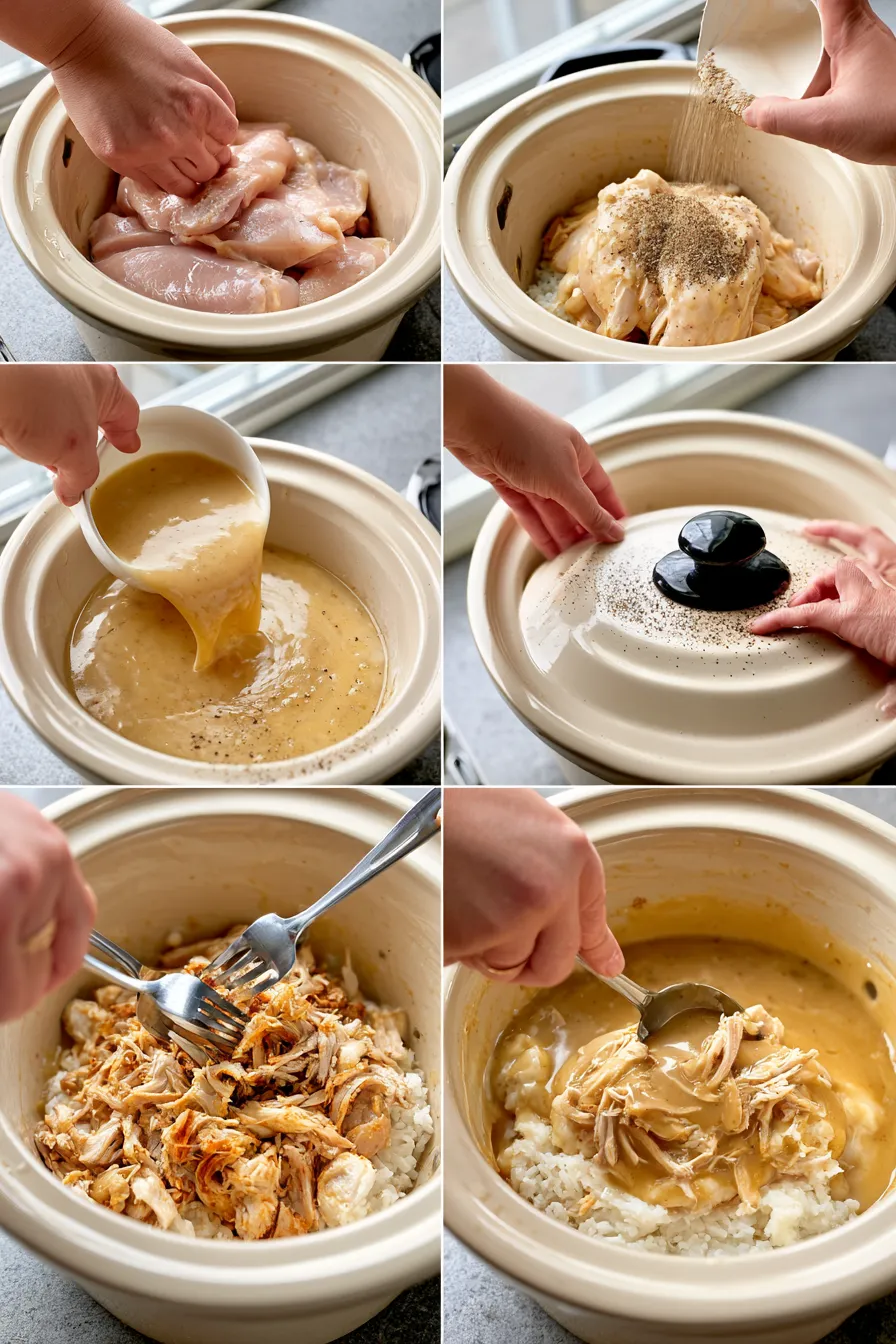 crockpot chicken and gravy
