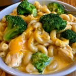 crockpot chicken broccoli mac and cheese