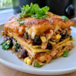 crockpot chicken enchilada casserole
