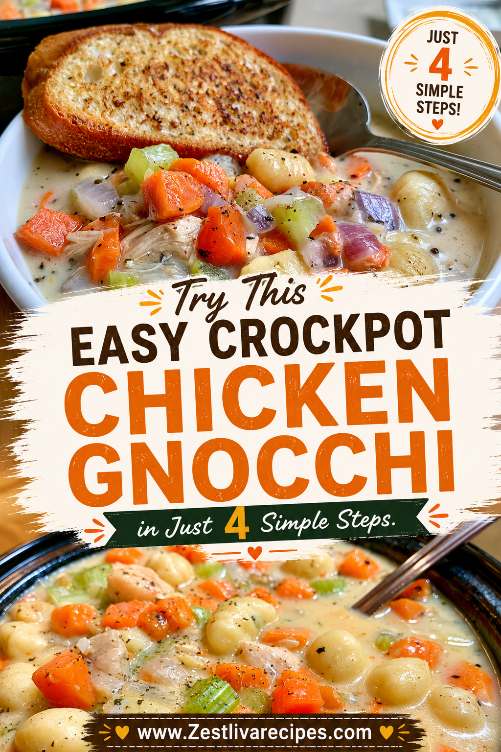 crockpot chicken gnocchi soup