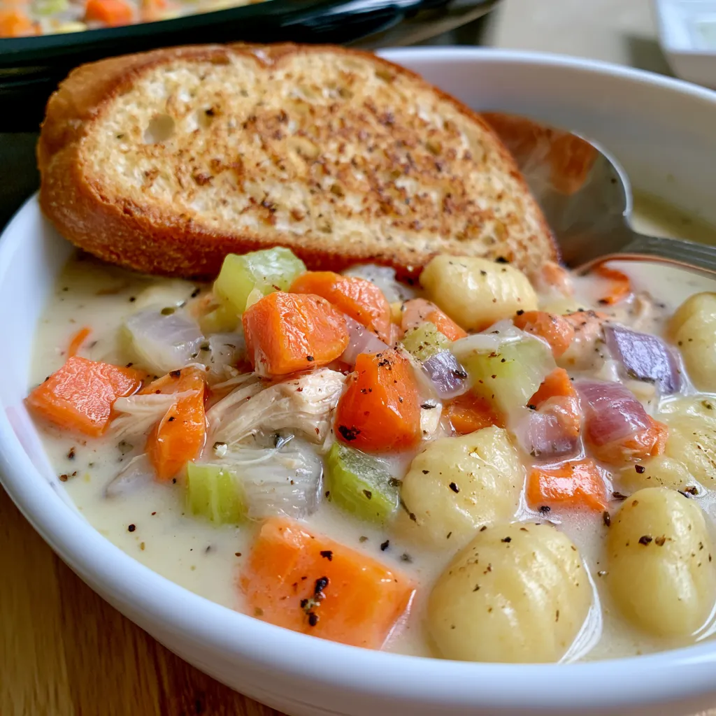 crockpot chicken gnocchi soup