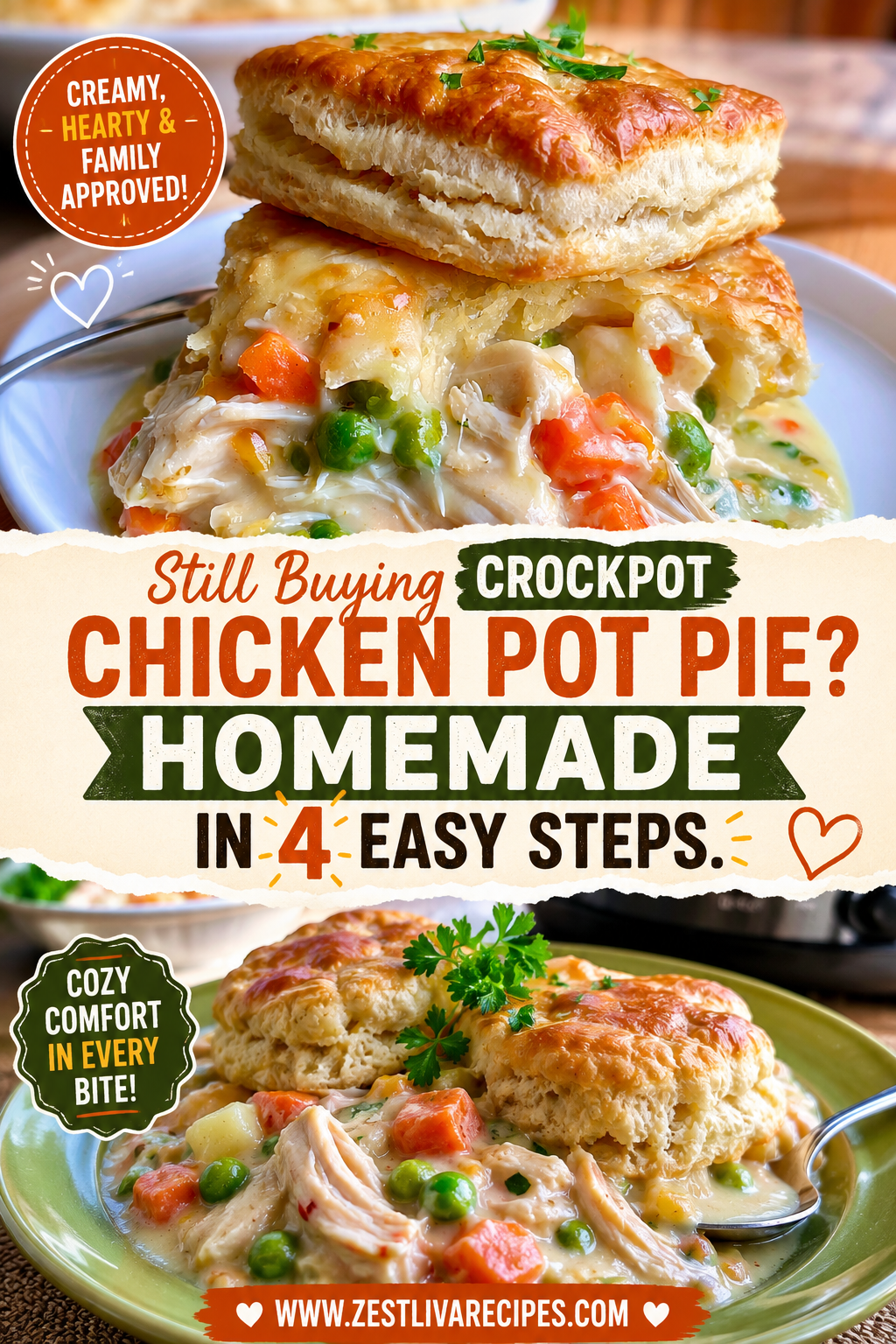 crockpot chicken pot pie