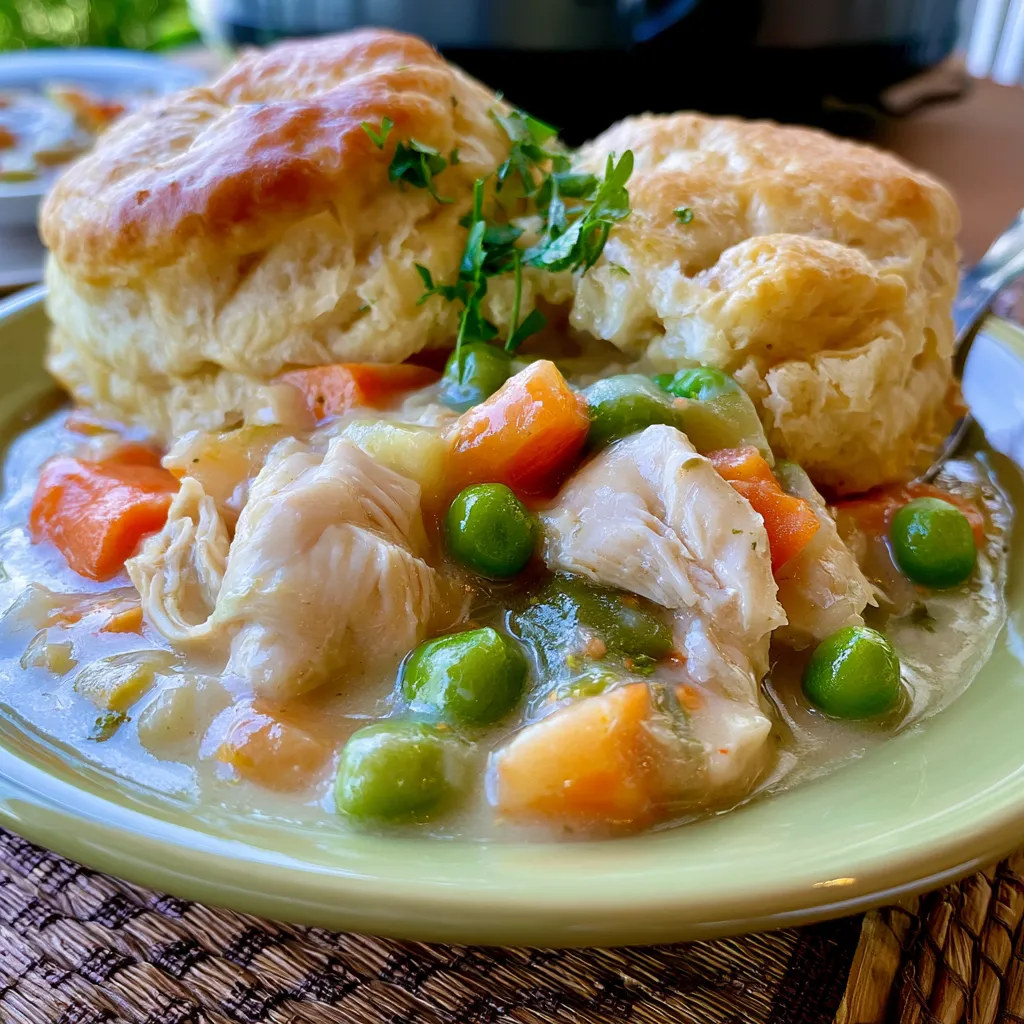 crockpot chicken pot pie