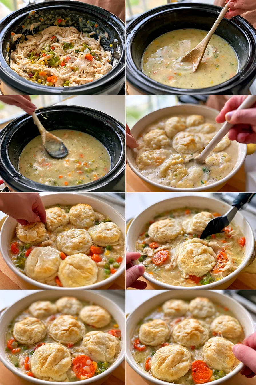 crockpot chicken pot pie