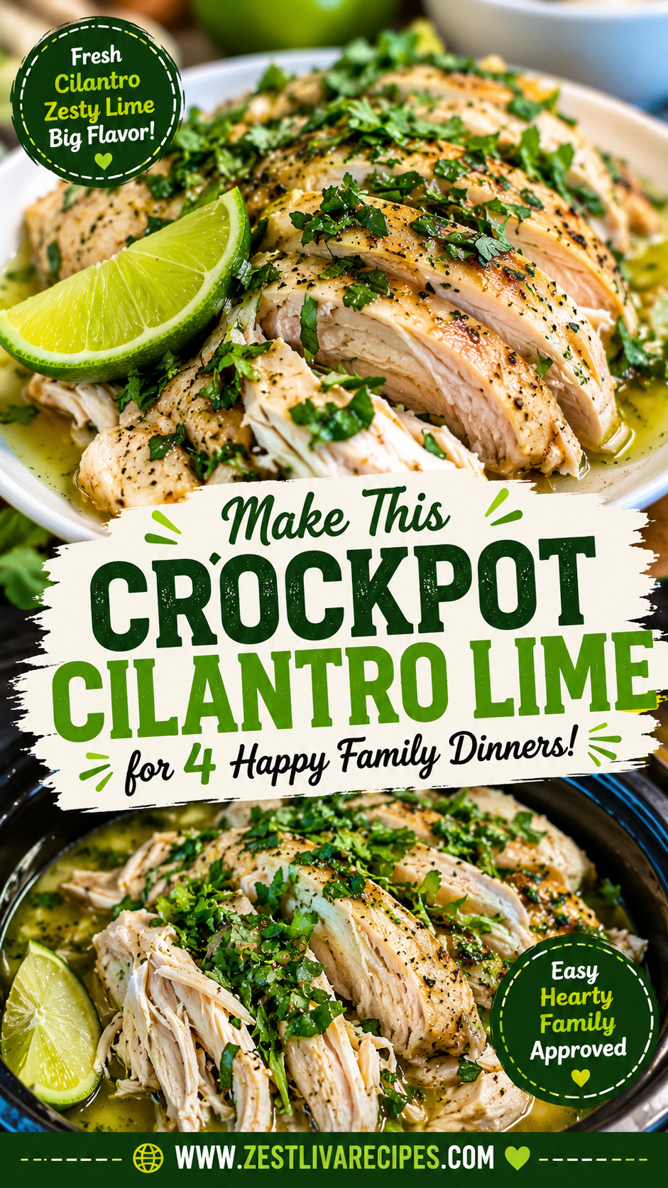 crockpot cilantro lime chicken