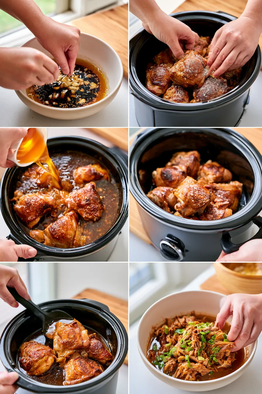 crockpot honey garlic chicken