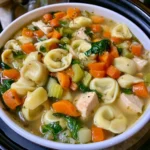 crockpot tortellini chicken soup