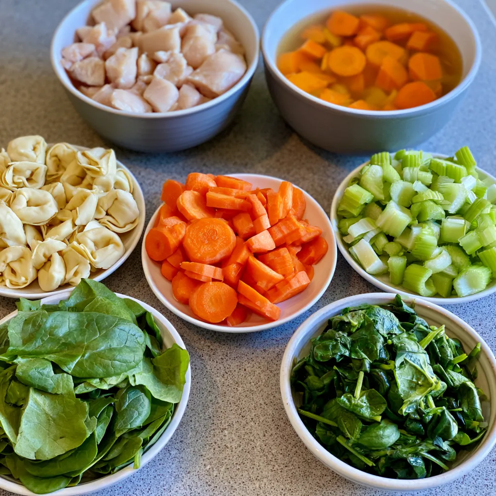 crockpot tortellini chicken soup