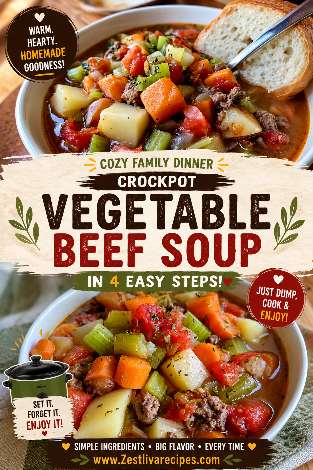 crockpot vegetable beef soup