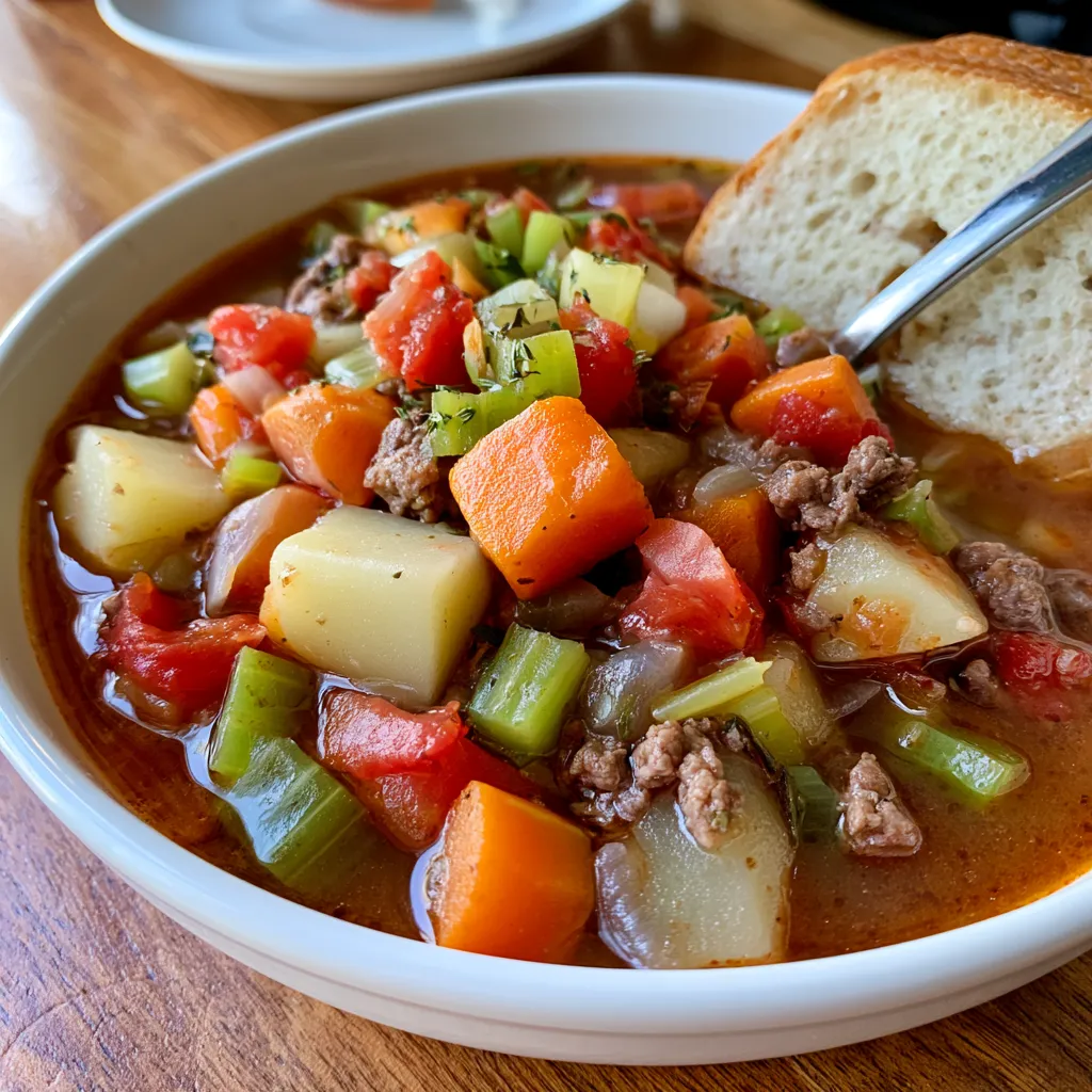 crockpot vegetable beef soup