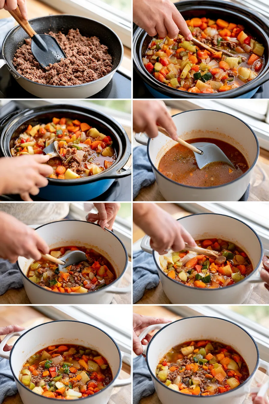 crockpot vegetable beef soup