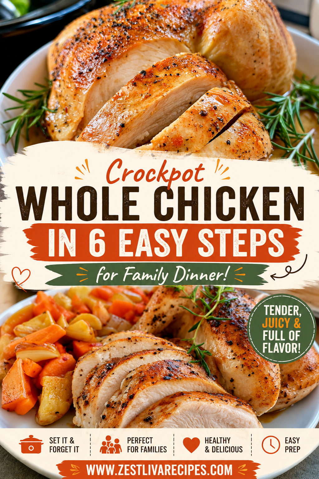 crockpot whole chicken